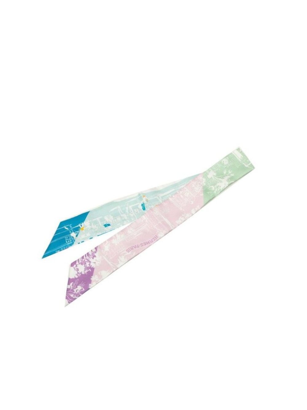 Hermes Twilly L'ombre Des Boulevards Scarf Multicolor Silk